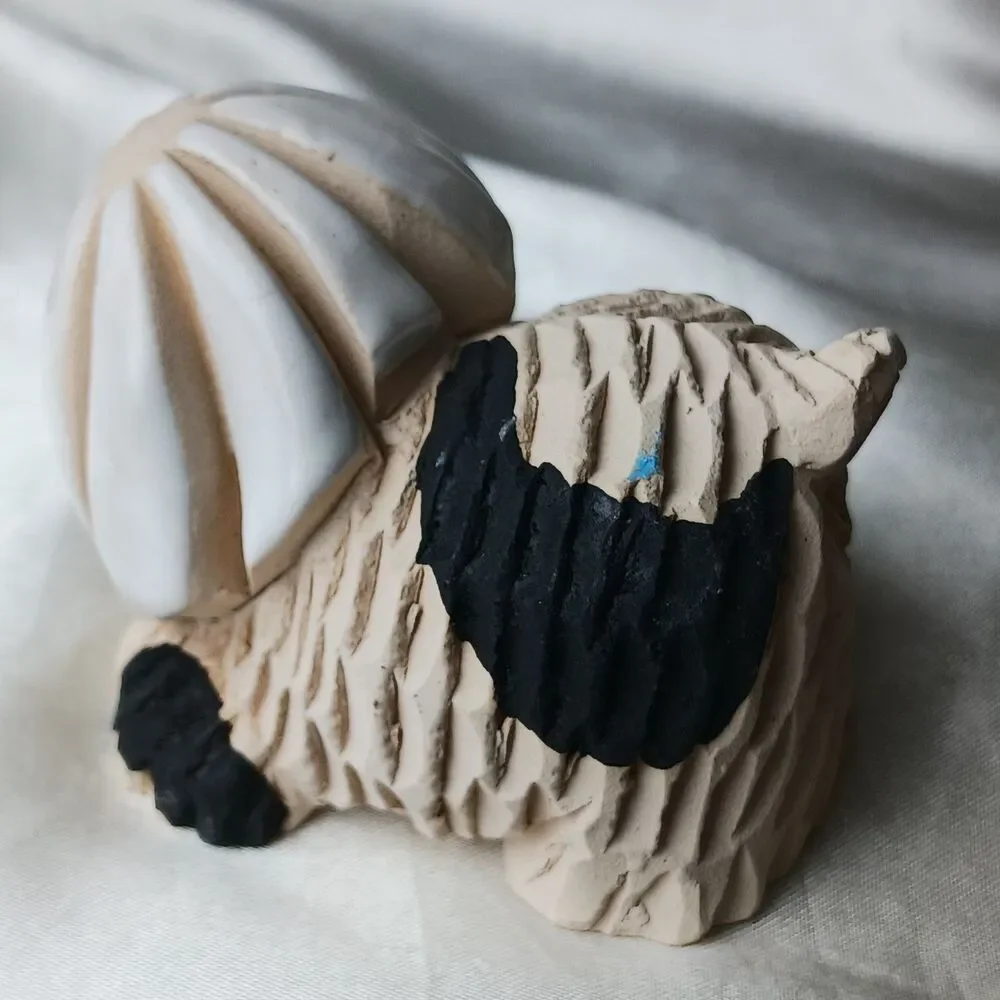 Vintage Artesania Rinconada Art Pottery Hand Crafted Clay Figurine-SHEEPDOG